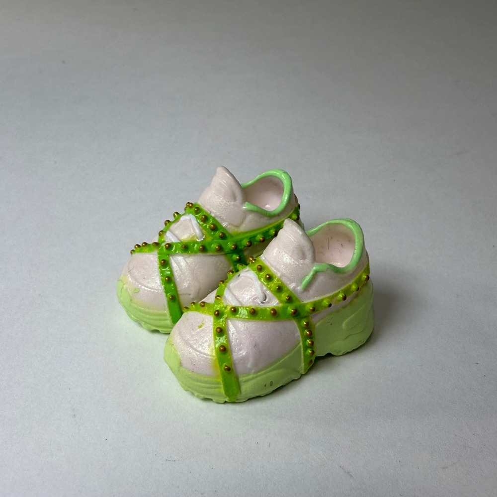 Rainbow‎ High Jade Hunter Series 1 Lime Green Platform Sneakers Doll Shoes RH